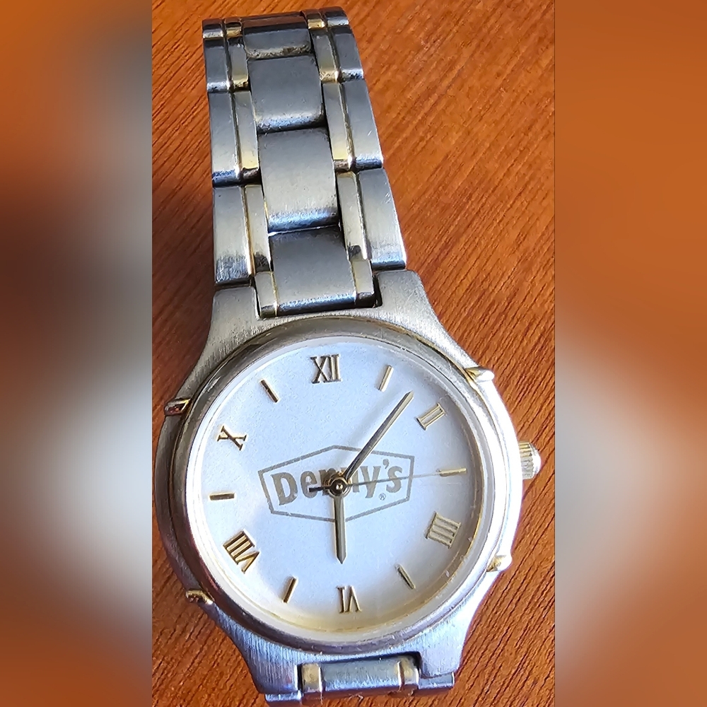 Sweda Denny's Women's Watch Gold and Silver Tone Works